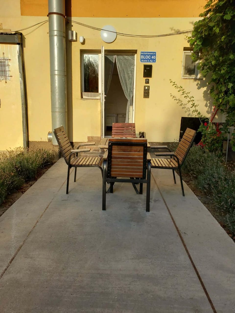 Patio, Day, Living room, Seating area