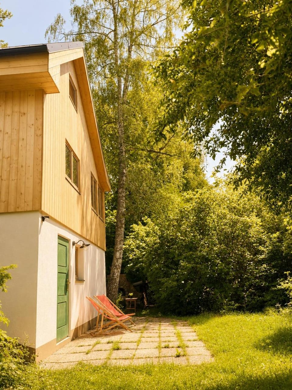 Property building, Garden view