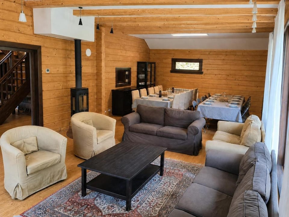 Living room, Seating area, Dining area