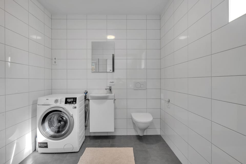 Toilet, Bathroom, washing machine