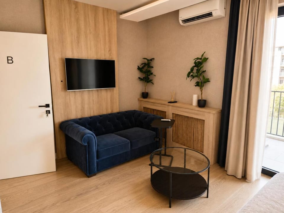 Communal lounge/ TV room, TV and multimedia, Living room, Seating area, Evening entertainment, air conditioner