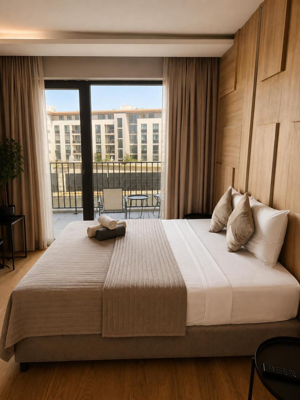 Bed, Living room, Photo of the whole room, Seating area, Bedroom