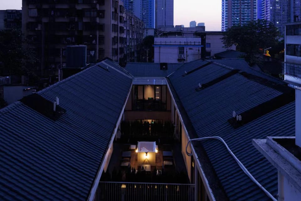 Property building, Night, City view