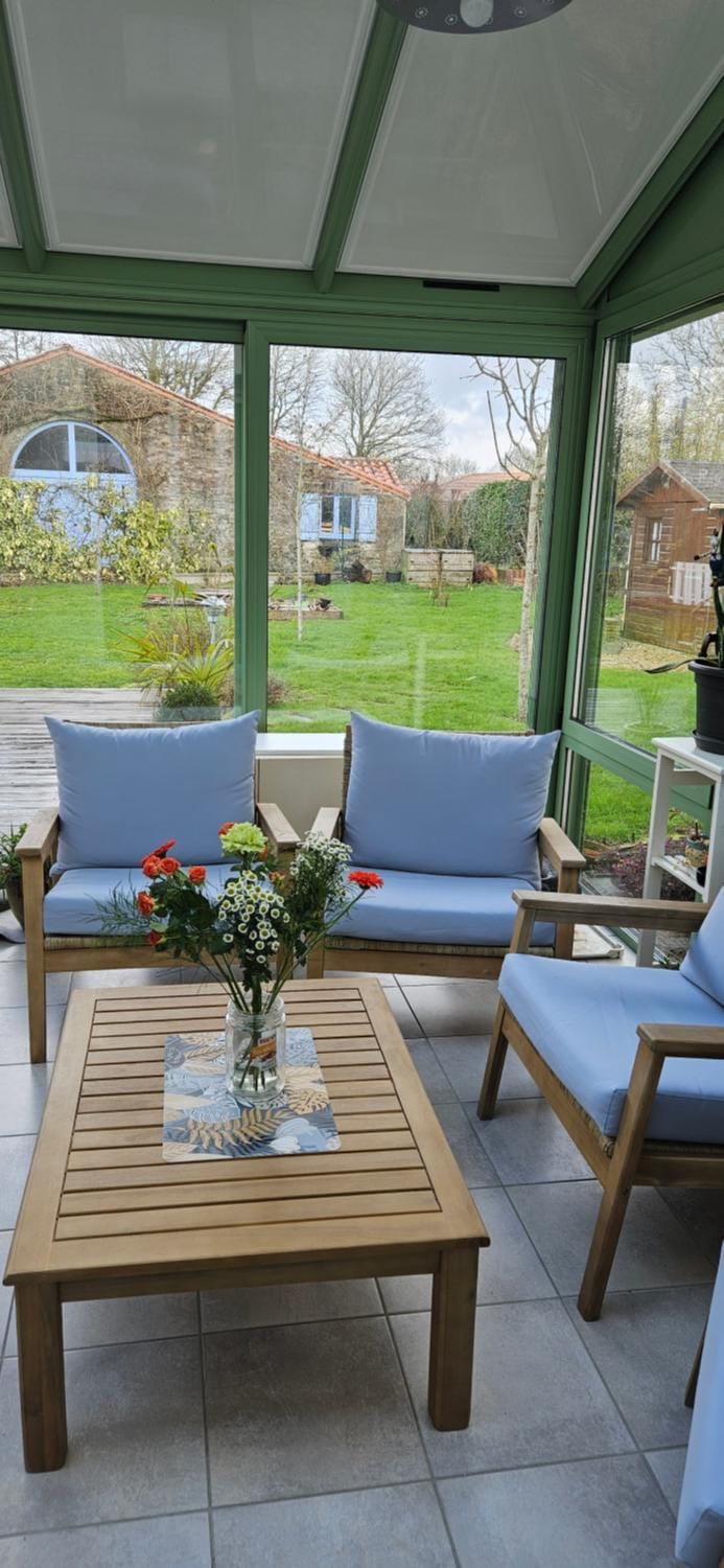 Seating area, Garden view
