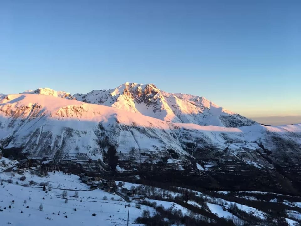 Winter, Balcony/Terrace, Mountain view