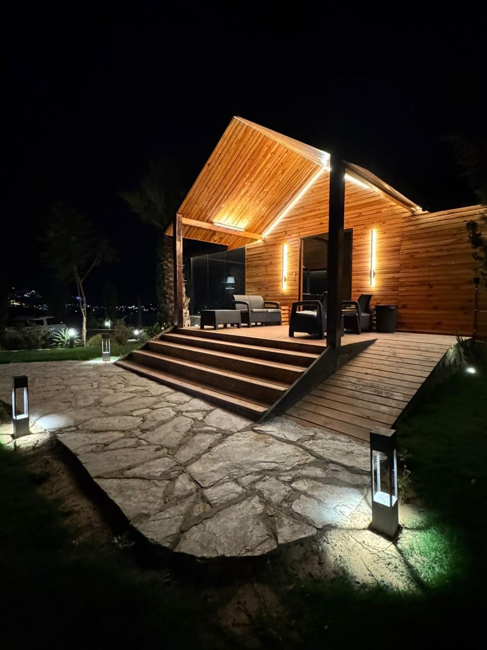 Patio, Night
