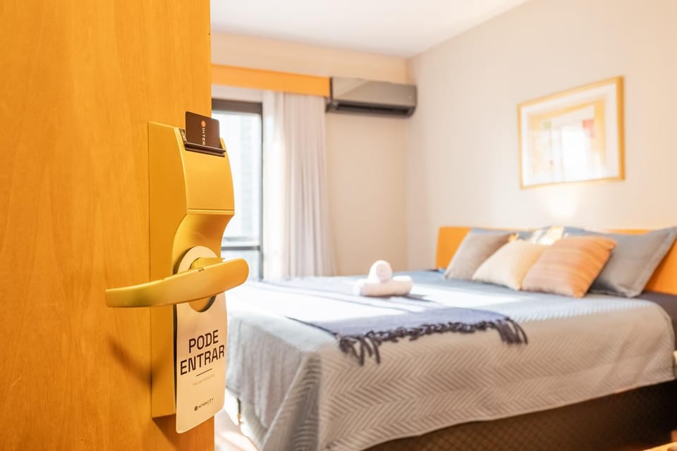 Bed, Photo of the whole room, Bedroom, towels, wardrobe, air conditioner