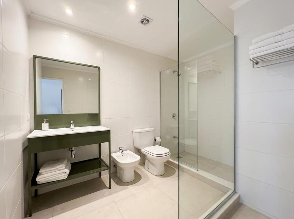 Shower, Toilet, Bathroom, bidet, towels