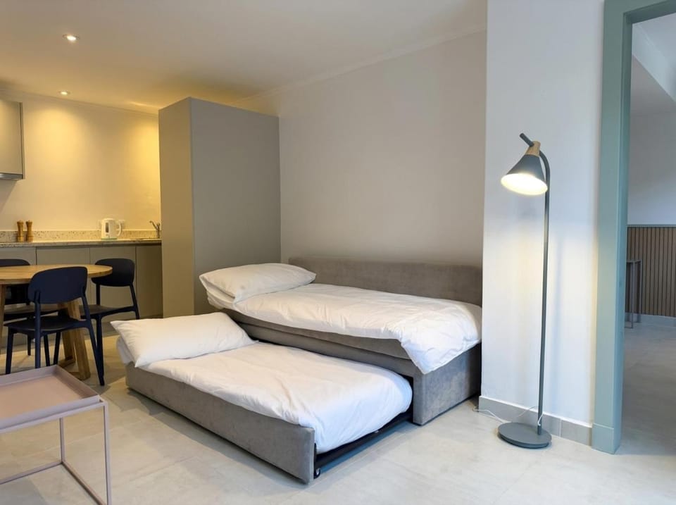 Bed, Kitchen or kitchenette, Living room, Photo of the whole room, Seating area, Dining area, Bedroom
