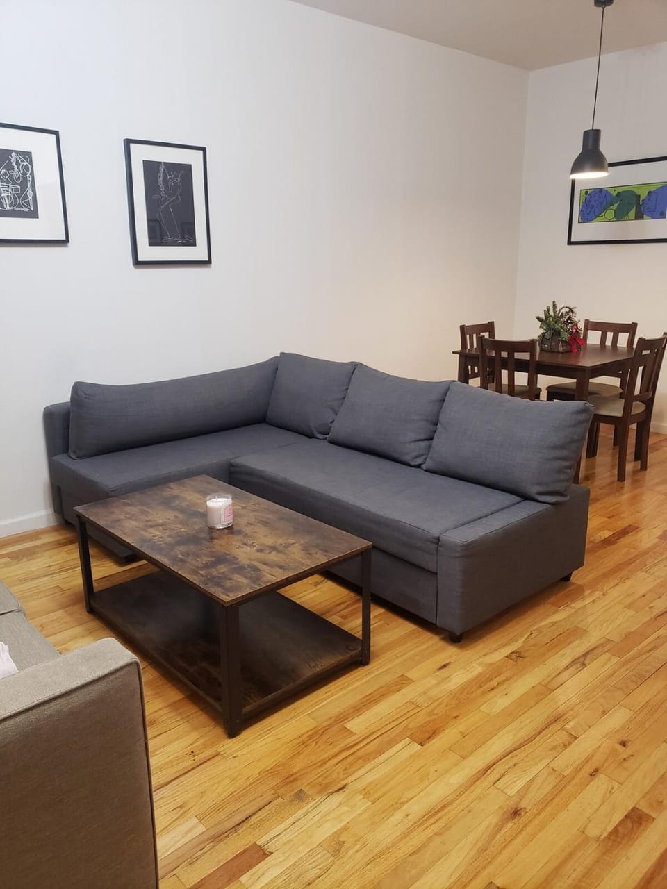 Living room, Seating area, Dining area