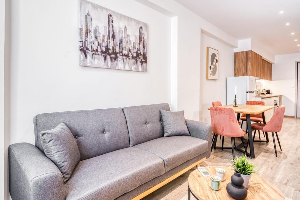 Living room, Seating area, Dining area