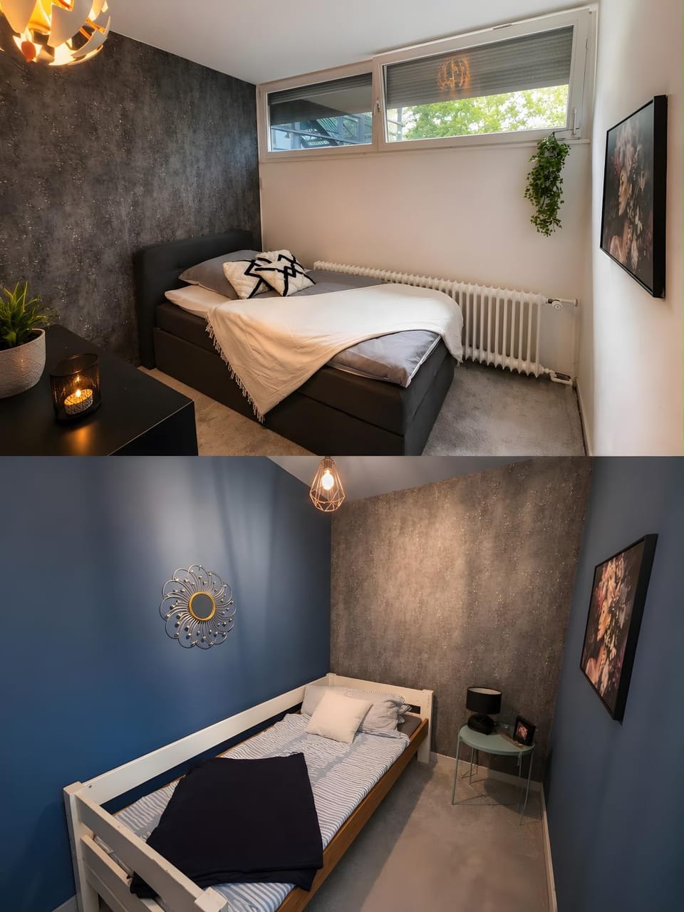 Living room, Bedroom