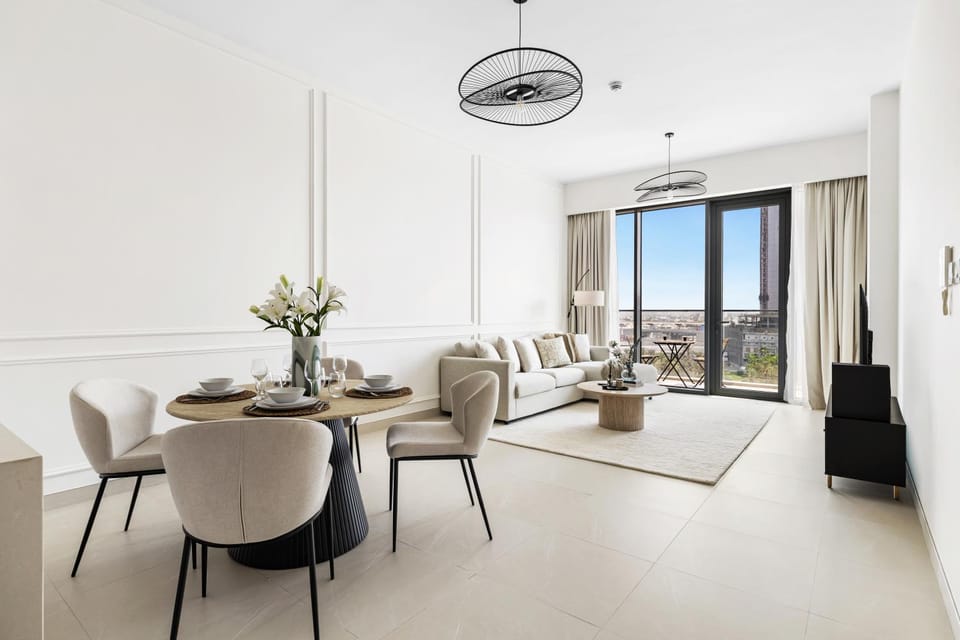 Living room, Seating area, Dining area