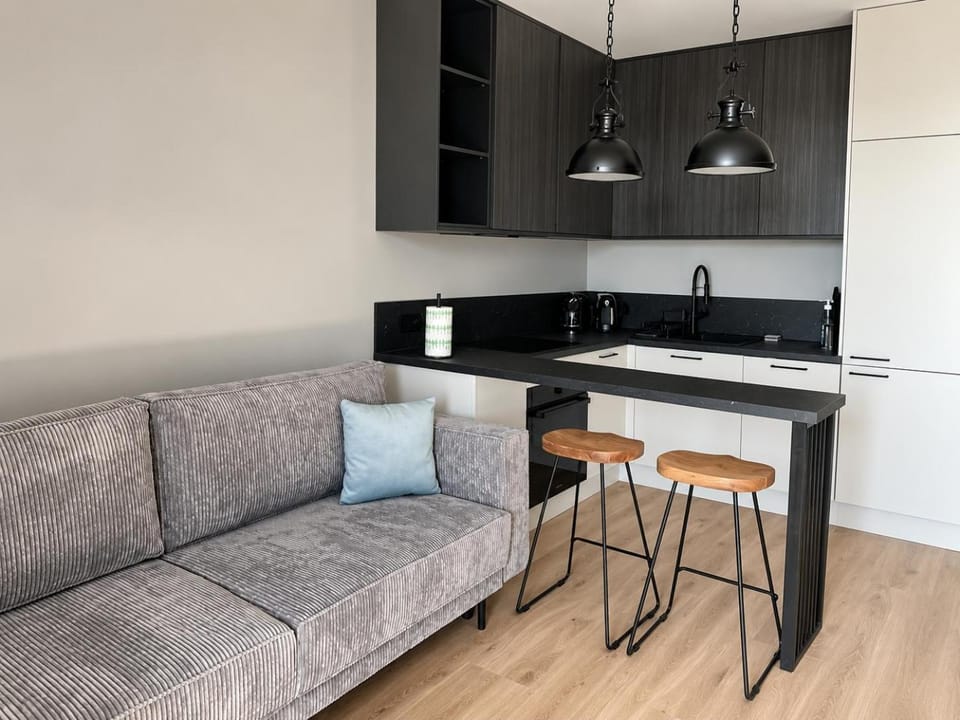 Kitchen or kitchenette, Living room