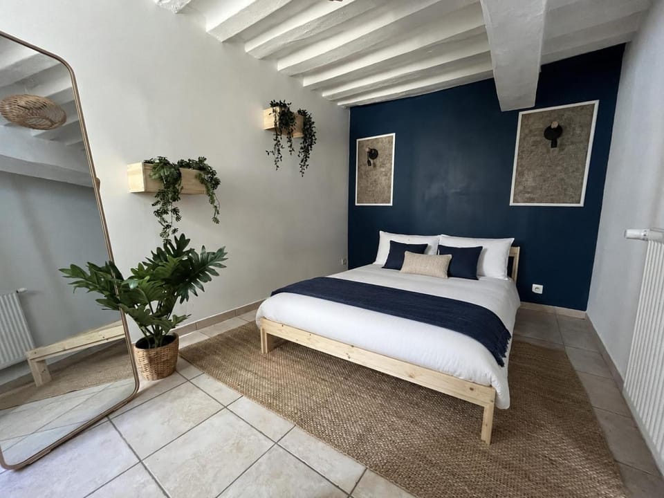 Charmant cocon 2 a 4 pers - Ambiance Safari Bleu Apartment in Angers