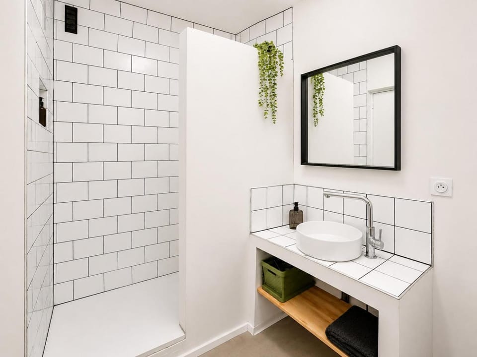 Shower, Bathroom, towels