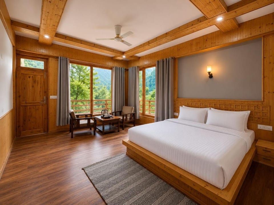 Seating area, Bedroom