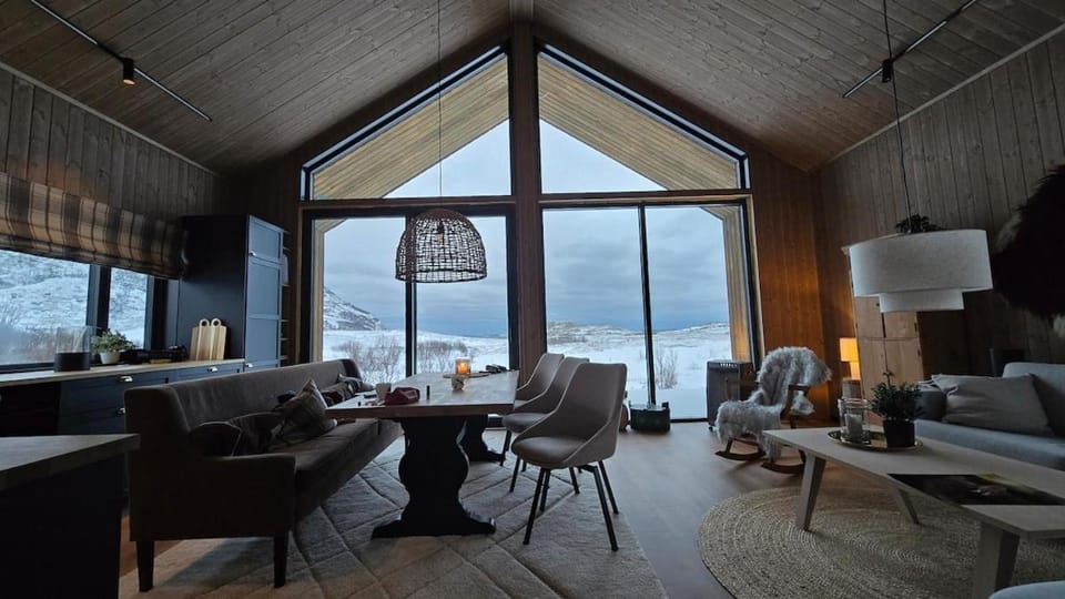 Natural landscape, Living room, Seating area, Dining area