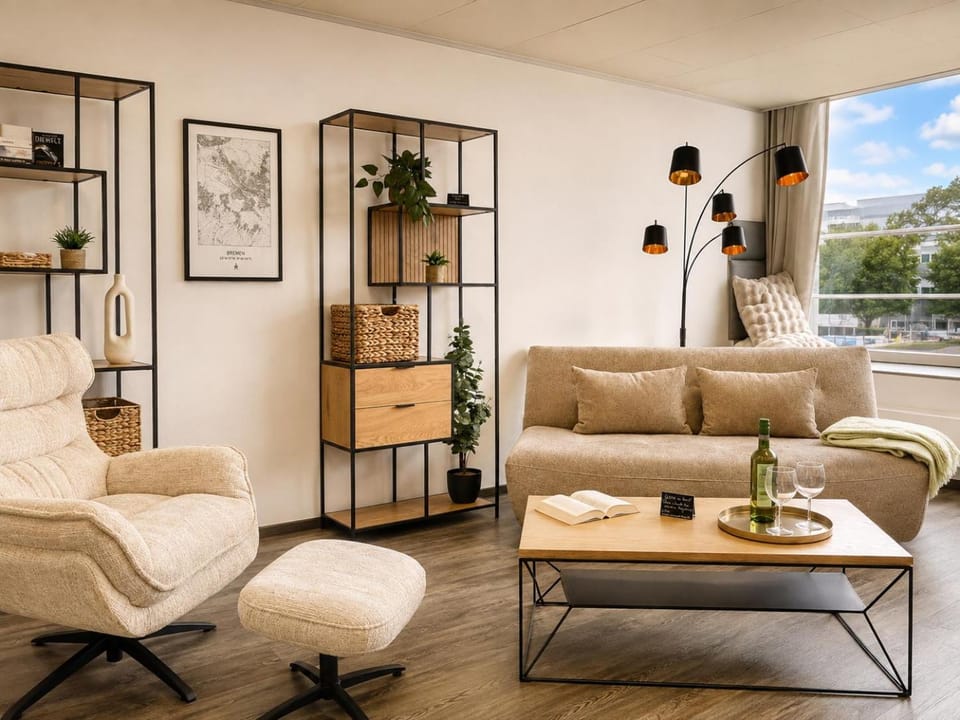 NEU! Weserblick & Altstadt - Balkon & Top-Lage Apartment in Bremen