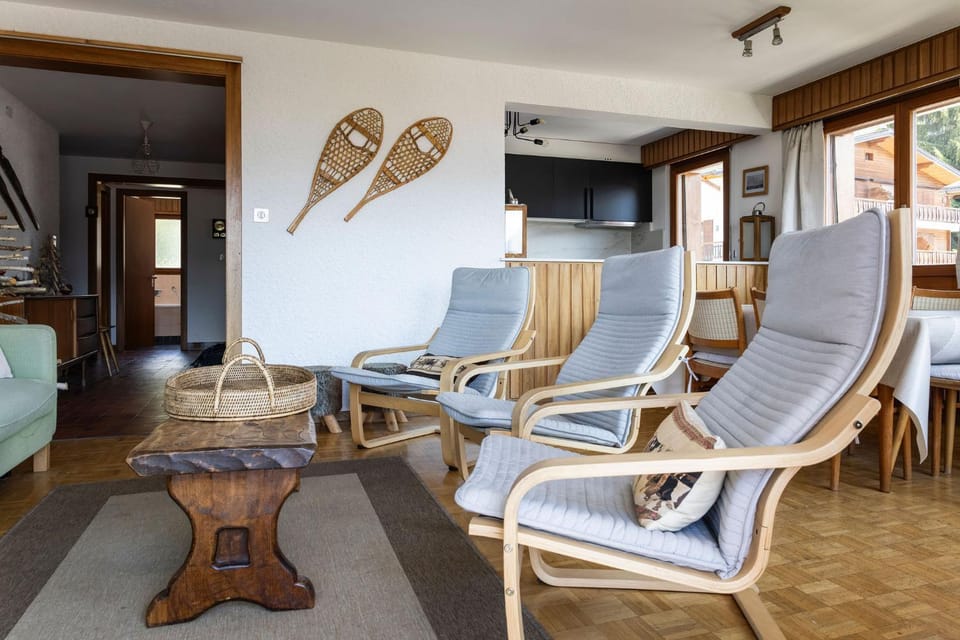 La Ruinette-3-bed flat with balcony in Verbier Apartment in Riddes