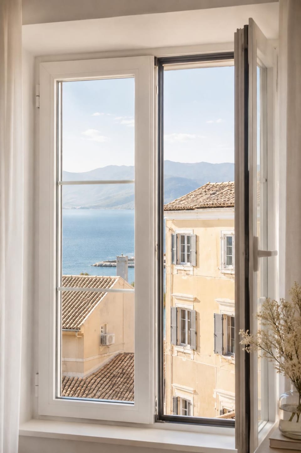 Day, Natural landscape, City view, Sea view