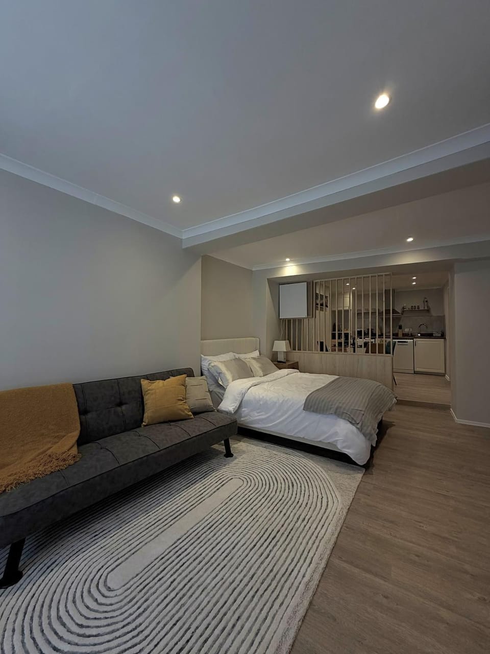 Living room, Seating area, Bedroom