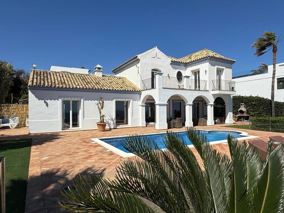 Property building, Living room, Swimming pool