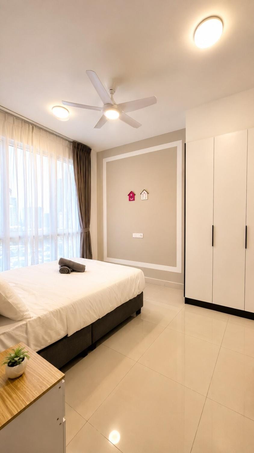 Bed, Photo of the whole room, Bedroom, wardrobe