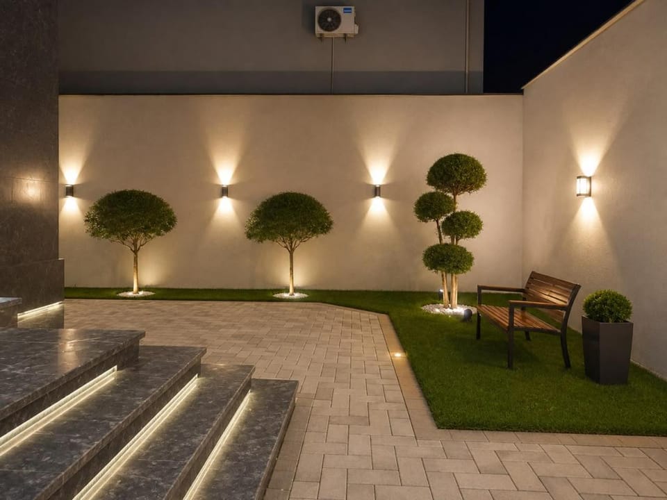 Night, Garden, Garden, Garden view