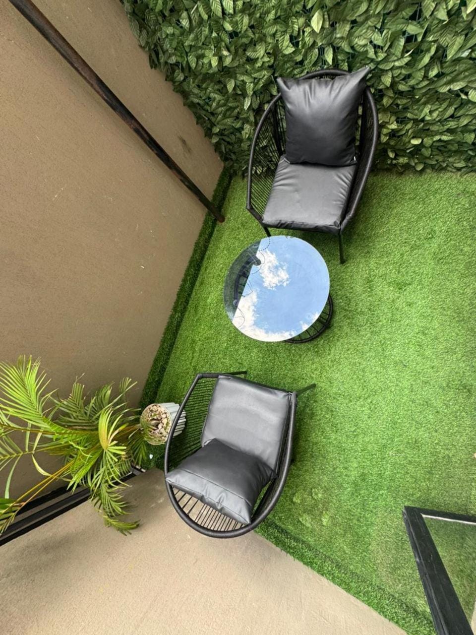 Patio, Day, Garden, Seating area, Garden view