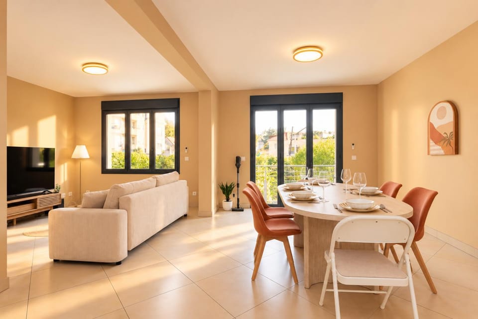 Communal lounge/ TV room, TV and multimedia, Living room, Dining area