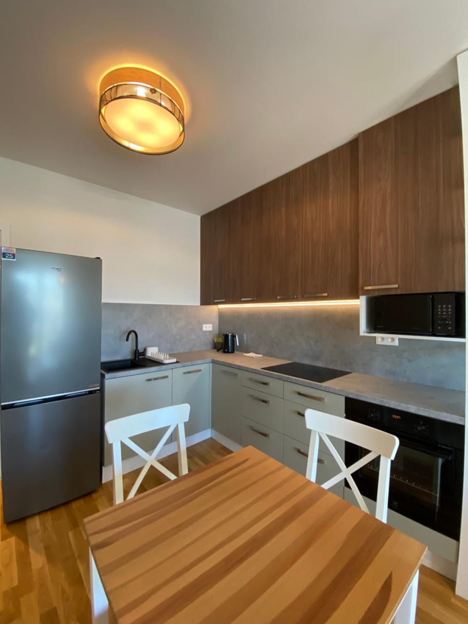 Kitchen or kitchenette, Dining area, oven, stove