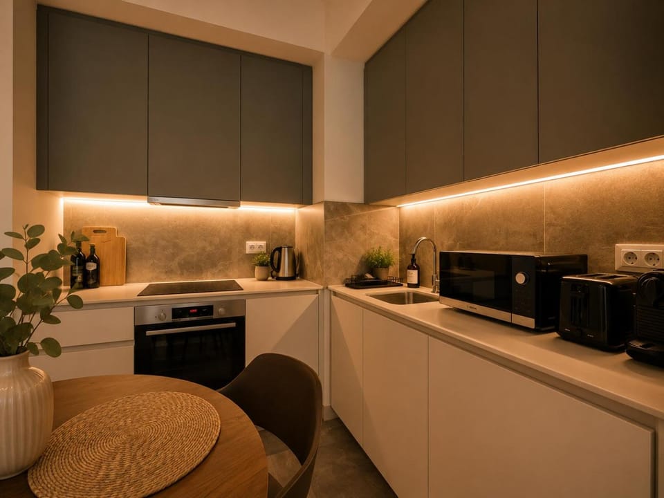 Coffee/tea facilities, Kitchen or kitchenette, minibar, oven, pet friendly, stove, toaster