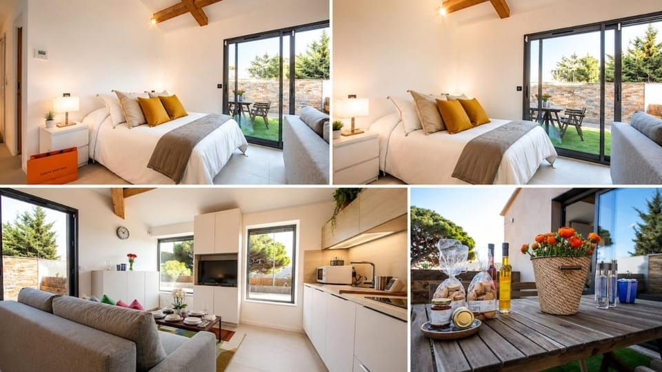 Studio vue mer avec jardin Golfe de Saint Tropez Apartment in Grimaud