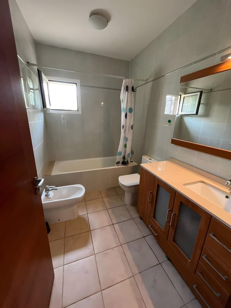 Bathroom, Living room