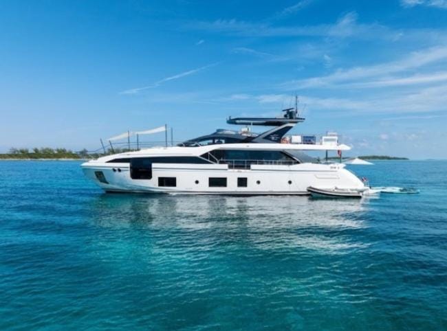 Miami prime rental Docked boat in South Beach Miami