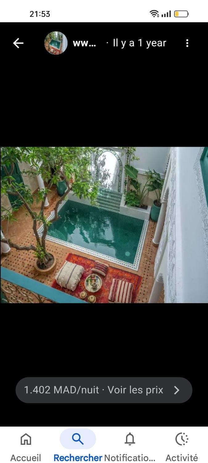 Riad luxury marocain Bed and Breakfast in Marrakesh