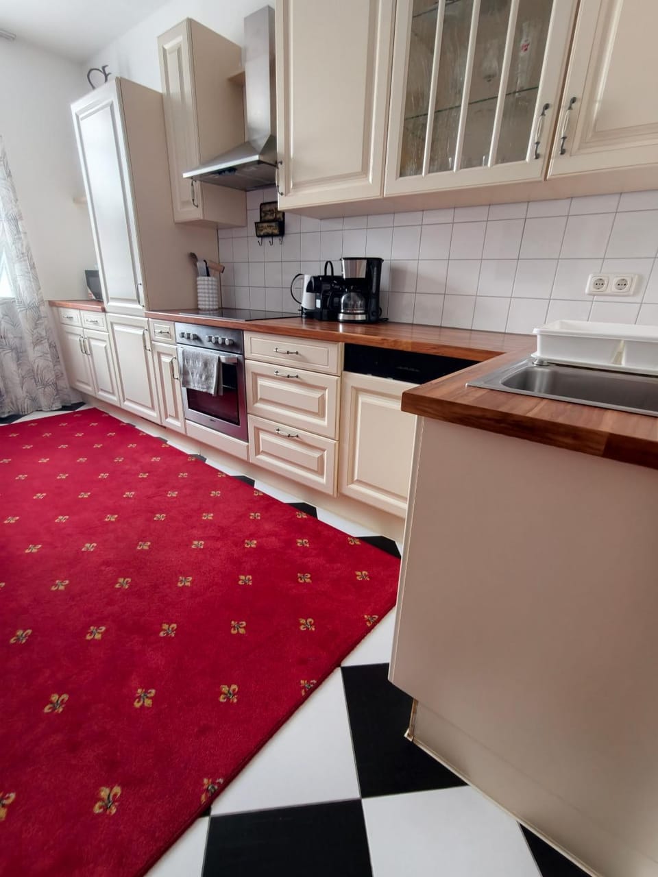 Kitchen or kitchenette, dishwasher, oven, stove, toaster, kitchen