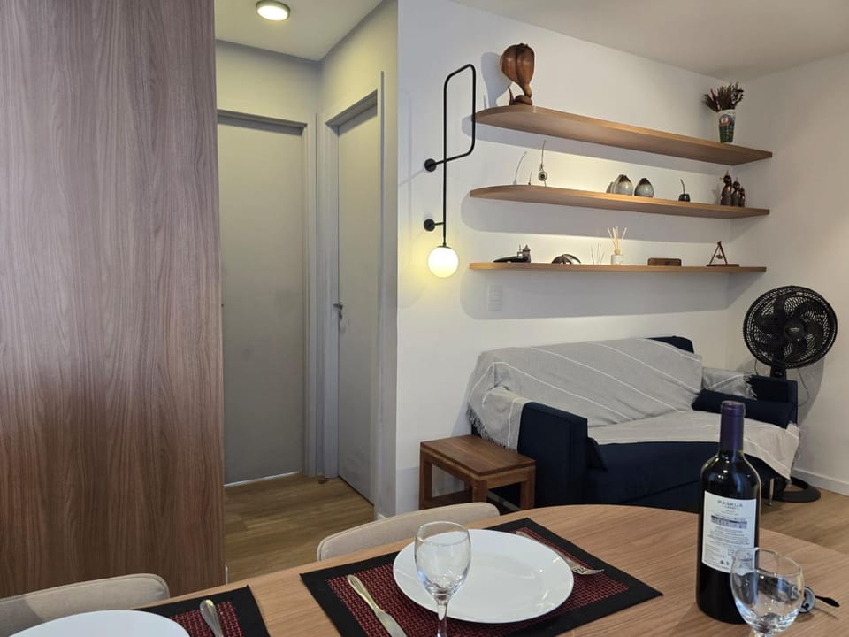 Apto charmoso ha 3 min do centro e fácil acesso á Unesp Apartment in Botucatu