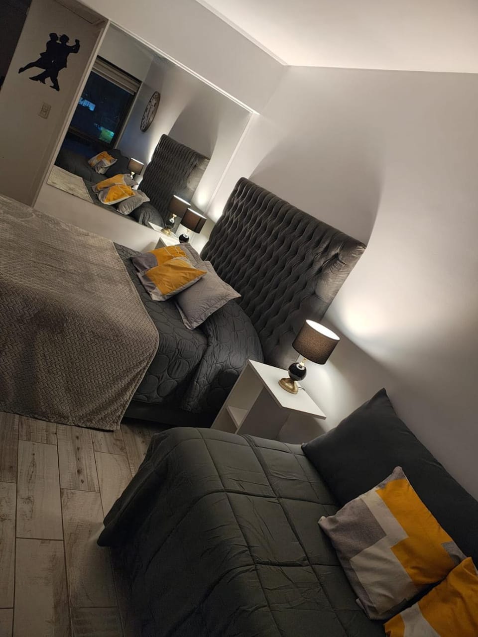 Bed, TV and multimedia, Living room, Photo of the whole room, Bedroom