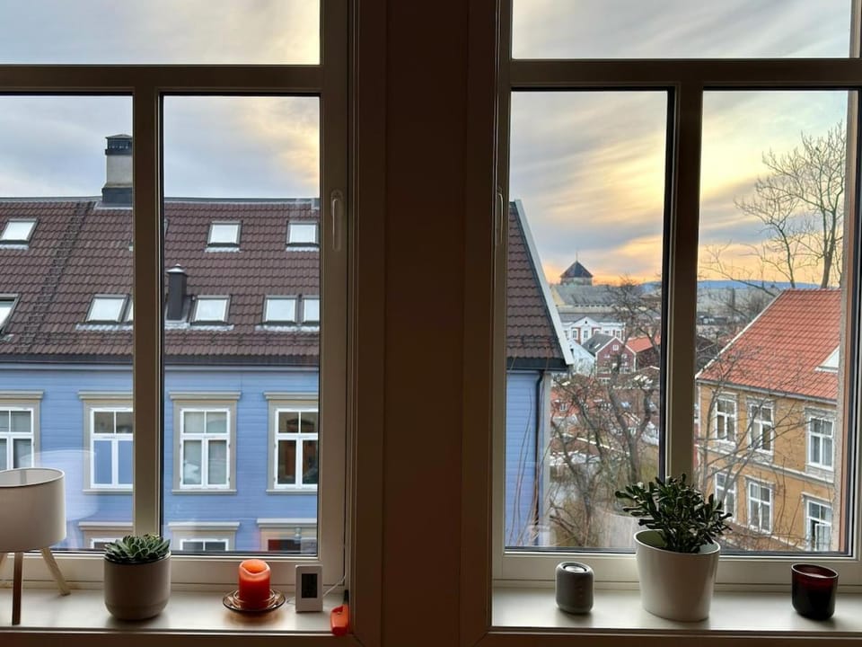 Central Cozy Flat in Bakklandet, Cathedral View ! Free parking Apartment in Trondheim