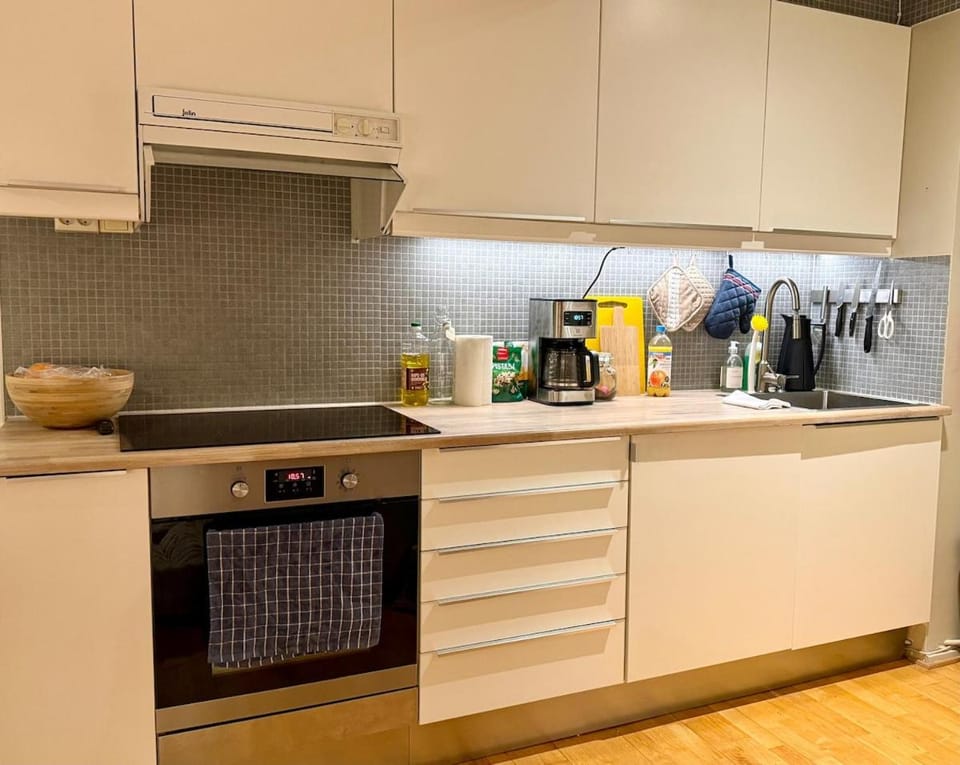 Central Cozy Flat in Bakklandet, Cathedral View ! Free parking Apartment in Trondheim