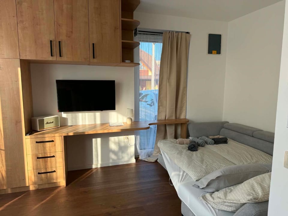 Bed, TV and multimedia, Seating area, Evening entertainment