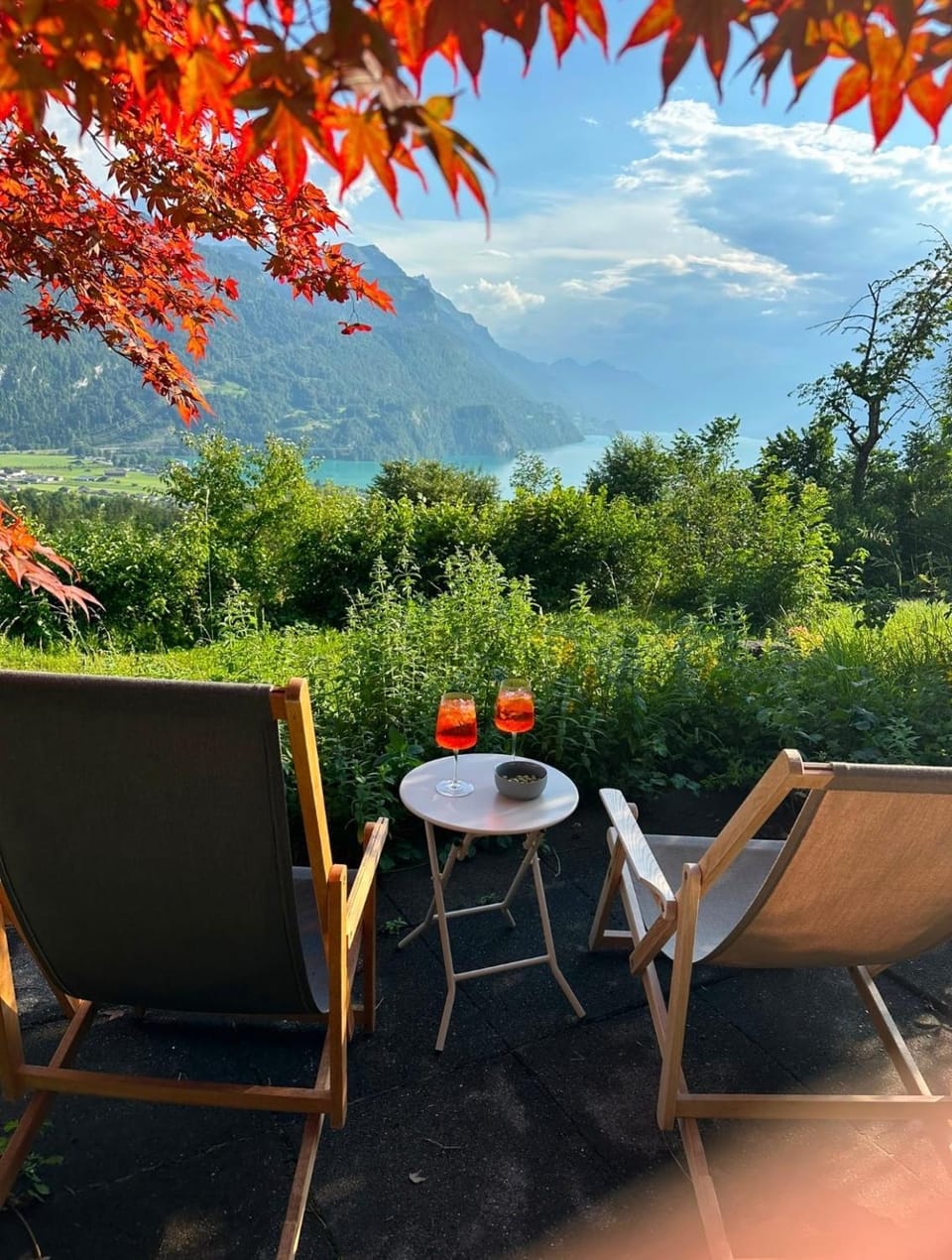 Natural landscape, Garden, Garden view, Lake view, Mountain view