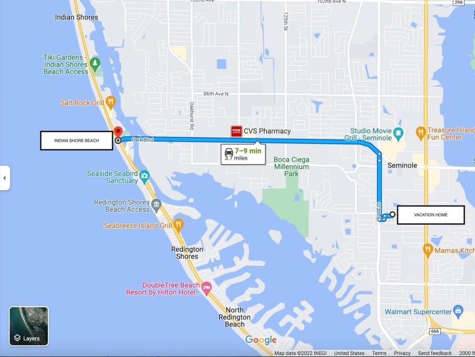 Home in Seminole. Mins to BEACH. Heated POOL House in Seminole
