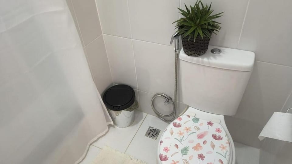 Toilet, hair dryier