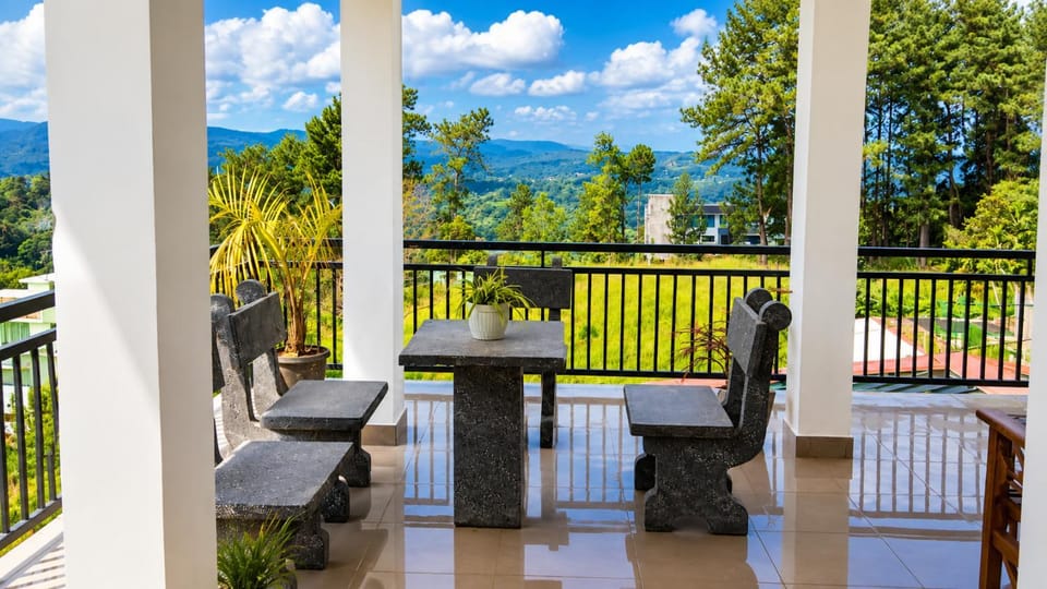 Patio, Spring, Day, Natural landscape, Balcony/Terrace, Garden view