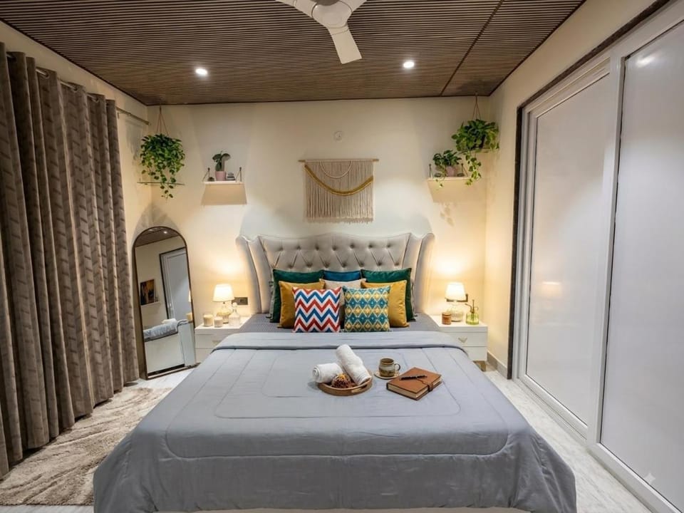 Aurelia by Cozora Stays Luxe 1BHK Scenic Terrace Apartment in Gurugram