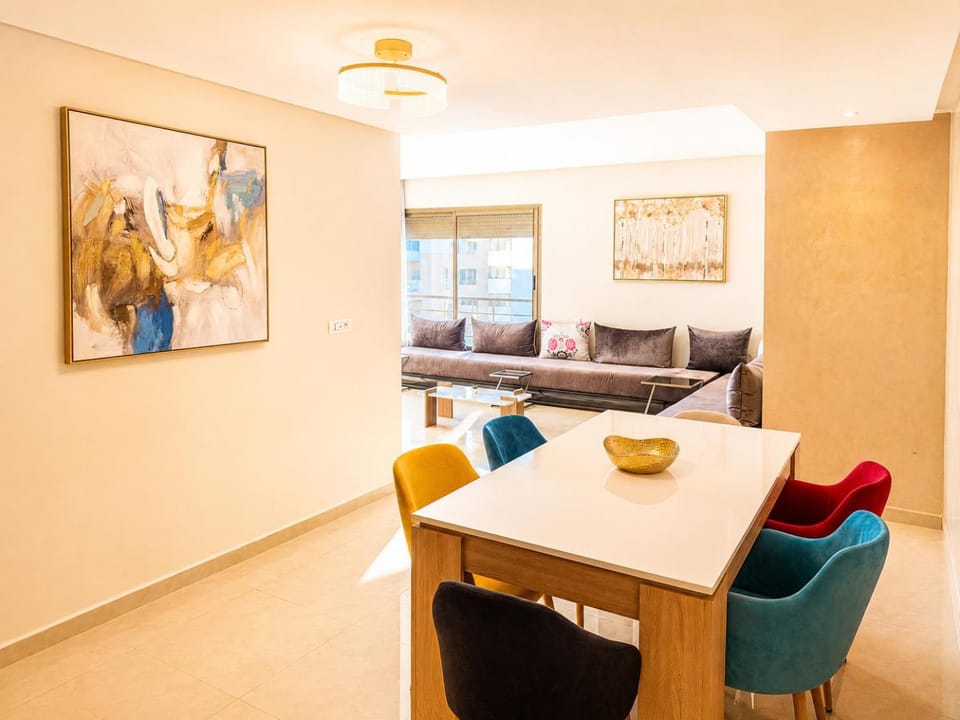Appartement à Prestigia avec Wifi 100 Mo et Parking Apartment in Fes