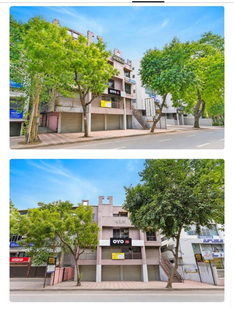 Property building, City view, Street view, Location, Parking